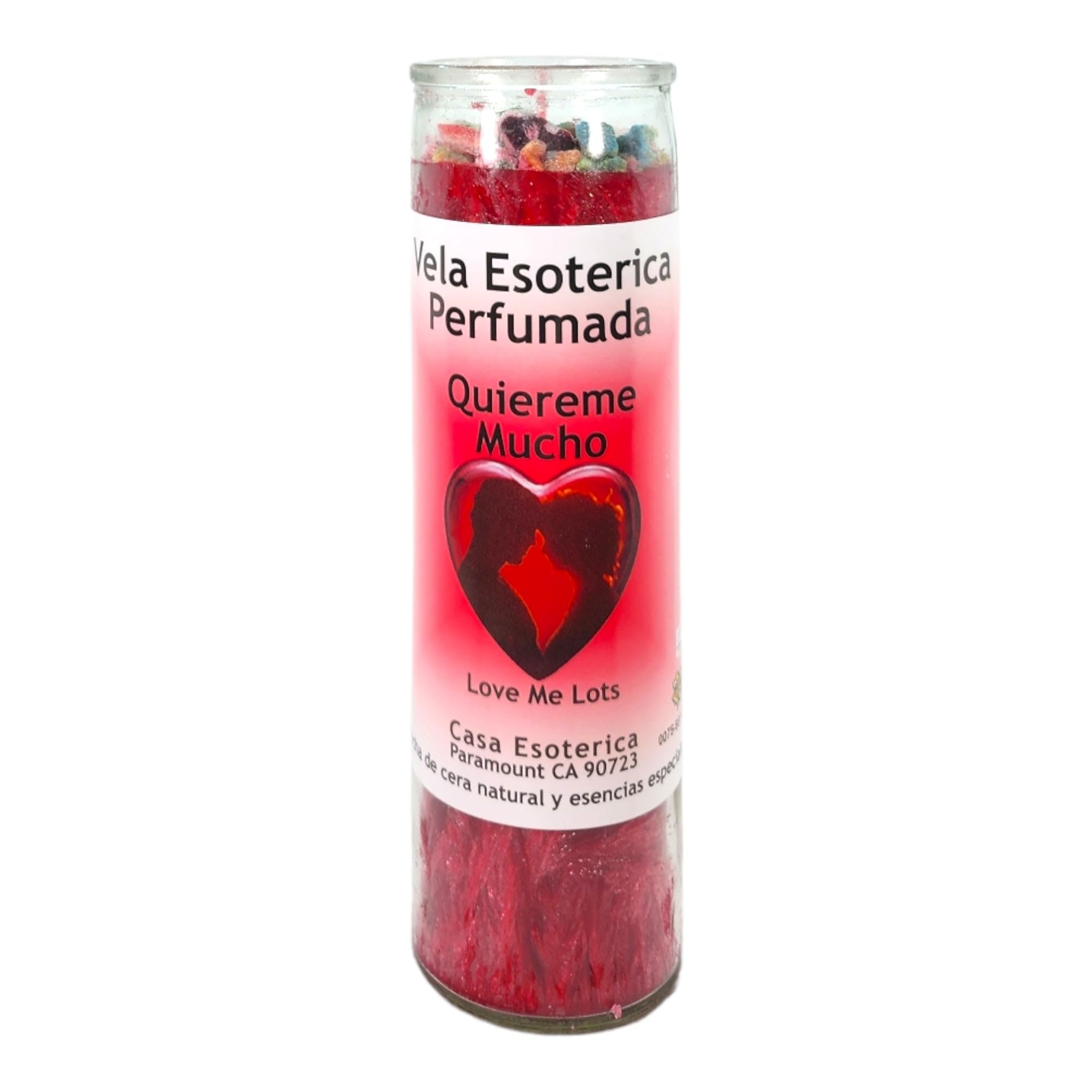 Love ME Lots-Palm Wax Spiritual Intention Spell Candle-[RED] | Vela CASA ESOTERICA PERFUMADA MAGICK SPACE buy supplements canada