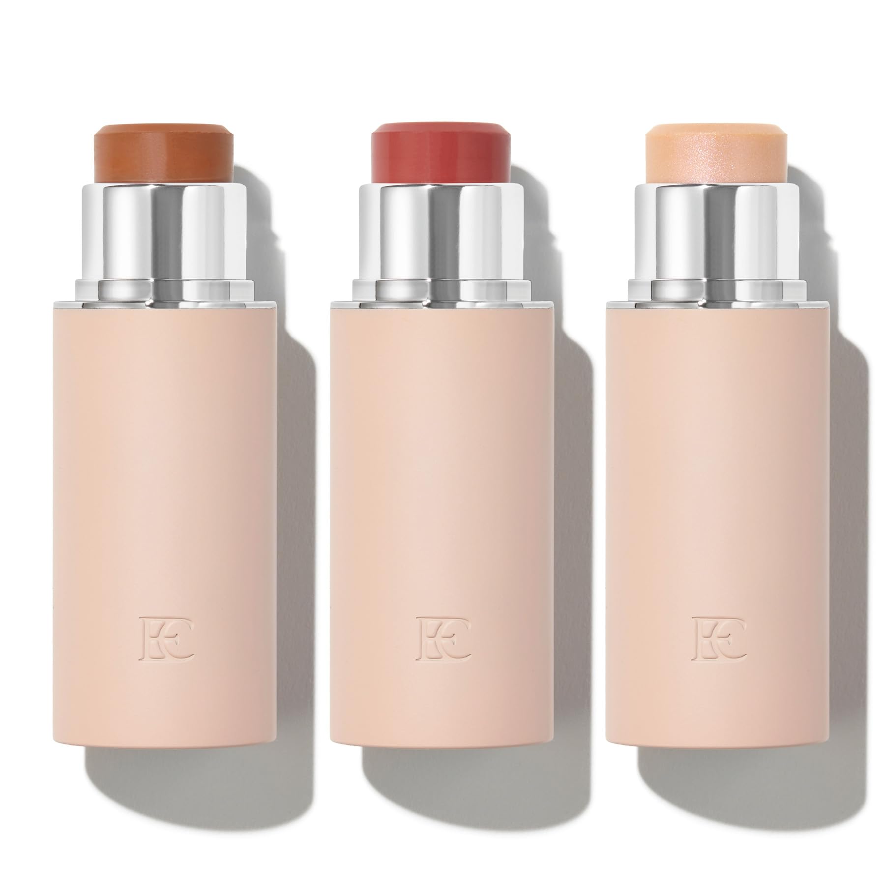 EarthsCure Glow Trio - 3 Piece Set: Bronzer, Blush, and Highlighter. Buildable Cream Sticks For a Luminous, Natural, and Youthful Look EarthsCure buy supplements canada