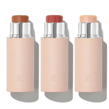 EarthsCure Glow Trio - 3 Piece Set: Bronzer, Blush, and Highlighter. Buildable Cream Sticks For a Luminous, Natural, and Youthful Look EarthsCure buy supplements canada
