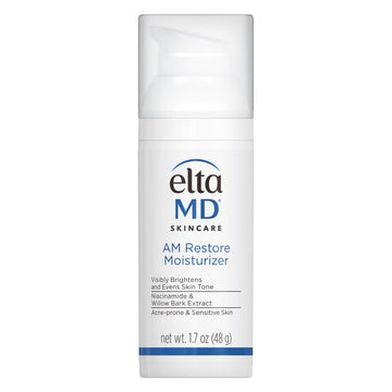 EltaMD AM Restore Face Moisturizer for Women and Men, Light Moisturizer Face Cream, Made with Niacinamide and Hyaluronic Acid, 1.7 oz Pump EltaMD buy supplements canada