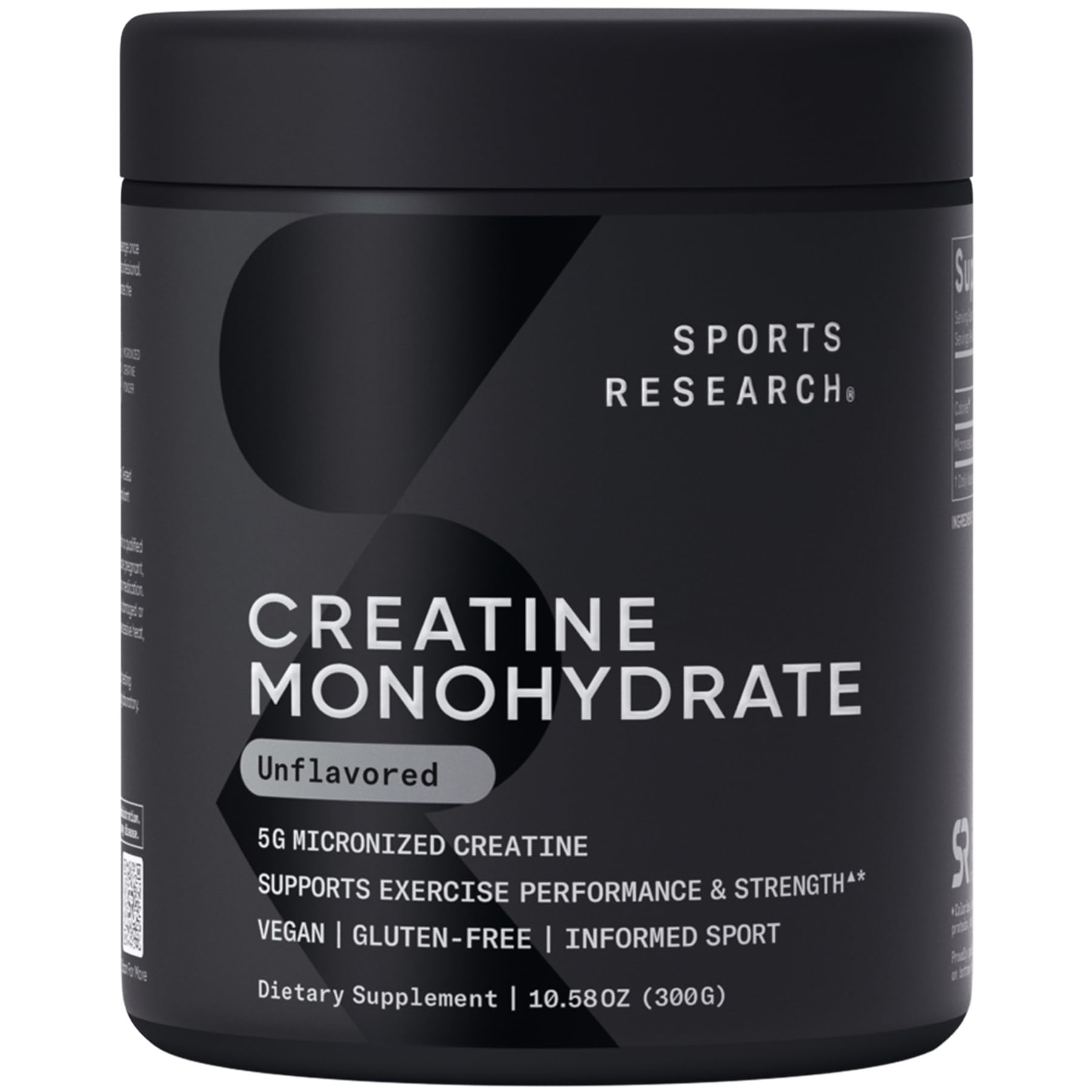 Sports Research Creatine Monohydrate - Gain Lean Muscle, Improve Performance and Strength and Support Workout Recovery - 5 g Micronized Creatine - 10.58 oz Sports Research buy supplements canada