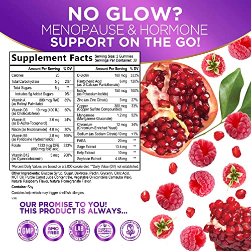 Menopause Supplements for Women, Multi Benefit Menopause Relief for Night Sweats Nature's Glow buy supplements canada