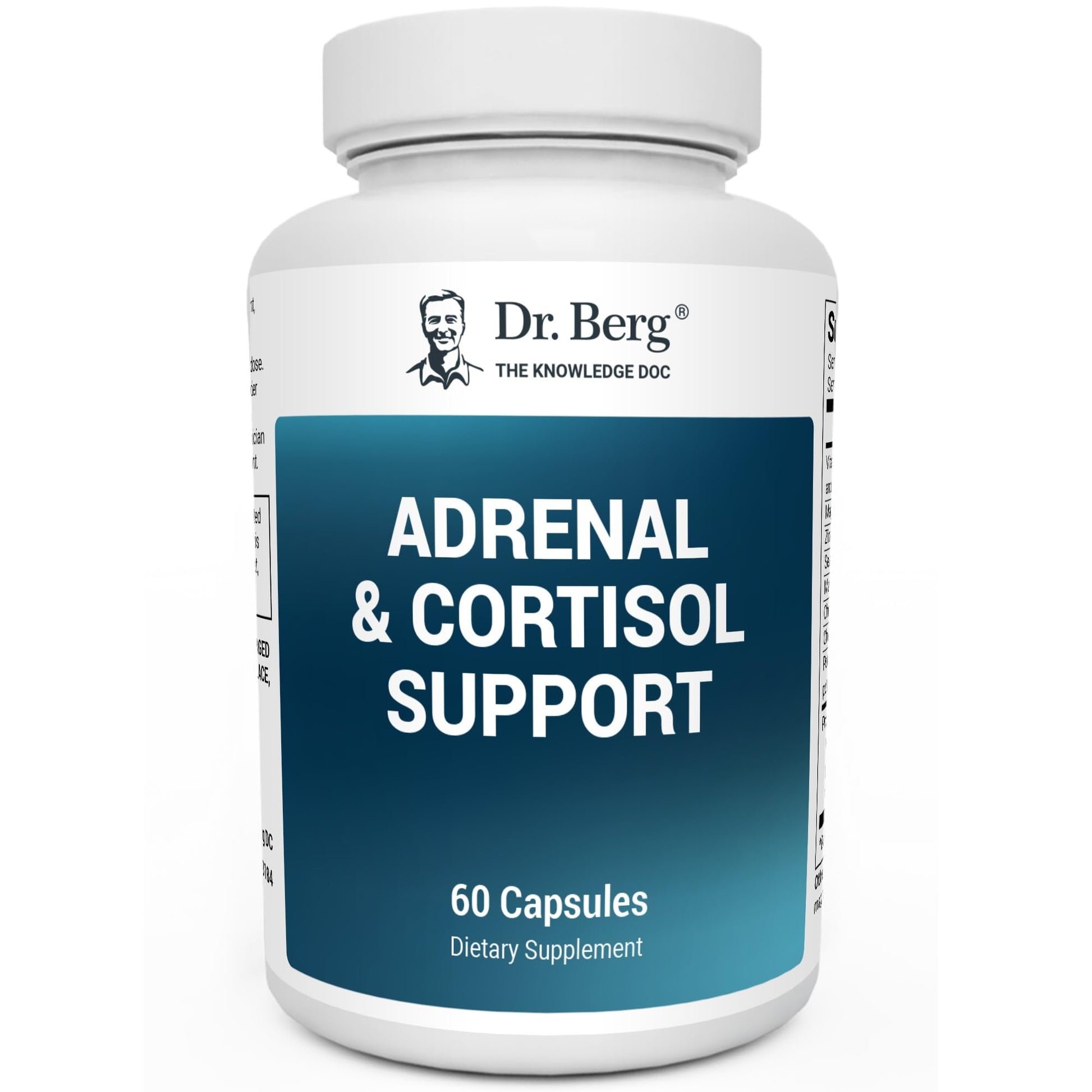 Dr. Berg Adrenal & Cortisol Capsules - Adrenal Supplement & Cortisol Manager - Mood, Focus, Relaxation and Stress Support - Adrenal Supplements with Ashwagandha Extracts - 60 Capsules Dr. Berg Nutritionals buy supplements canada