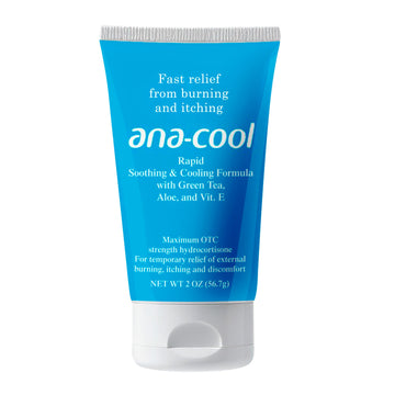 Ana-Cool Herbal Hemorrhoid Relief Cream - Fast Soothing for Bug Bites, Rashes, Irritations & More - 1% Hydrocortisone with Witch Hazel, Aloe & Vitamin E - Physician-Developed, 2 oz Tube Ana-Cool buy supplements canada
