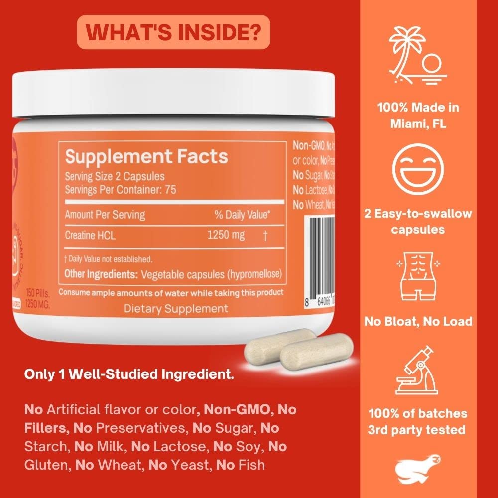 Pre Workout Pills and Creatine HCL Pills Bundle - Endless Energy, Muscle Growth, Endurance Goba Tea buy supplements canada