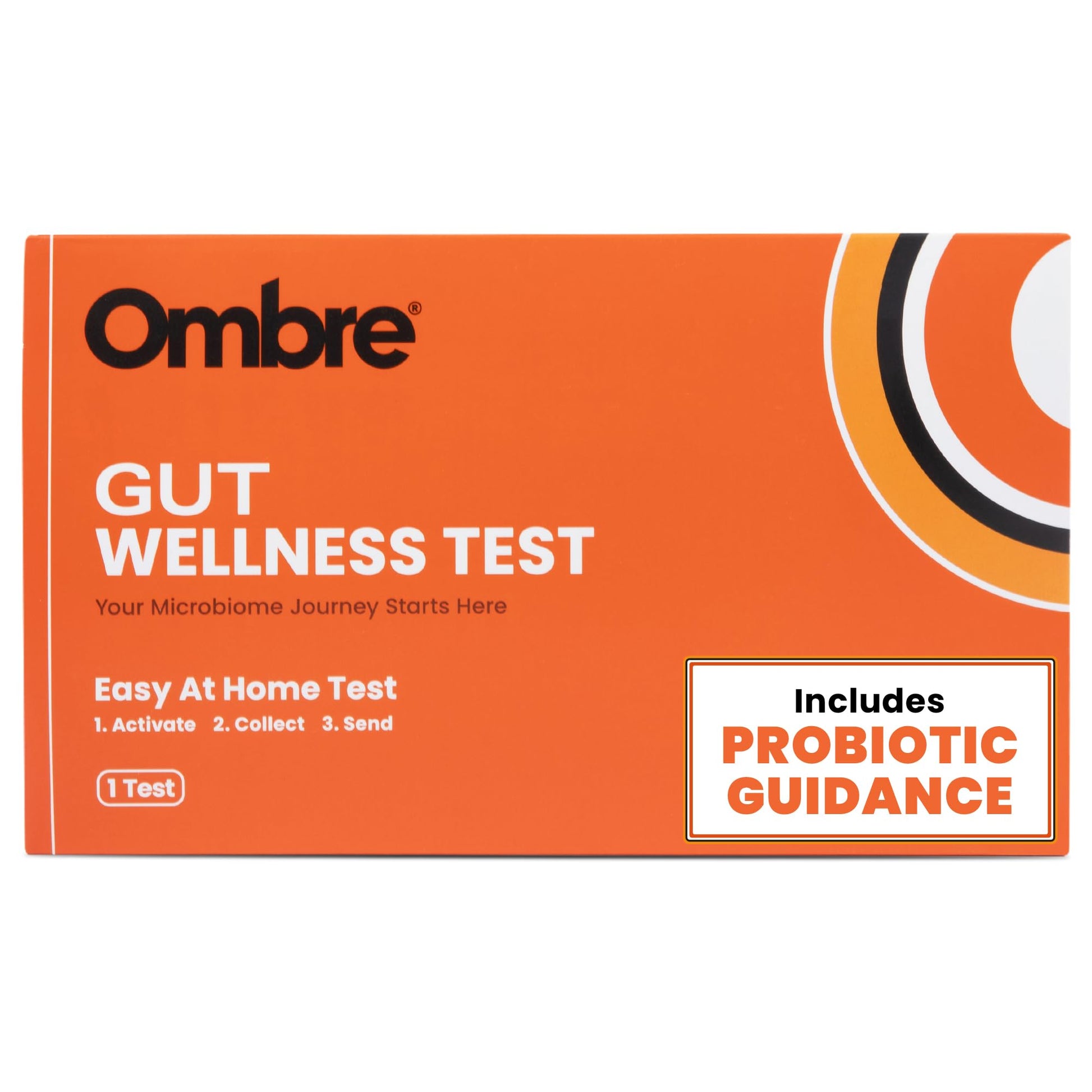 Ombre Gut Health Test Kit - Probiotic Recommender at Home Test for Women & Men - Detailed Custom Gut Microbiome Analysis for Digestive, Immune and Mental Health with Food Suggestions Ombre buy supplements canada