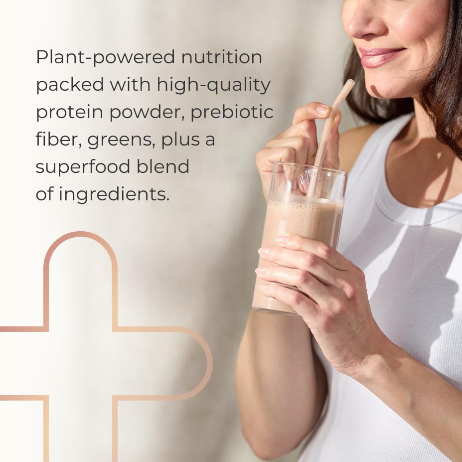 Complete by JuicePlus+ Dutch Chocolate Shakes - Plant-Based Nutrition - Whole Food Based Shake Powder with Protein, Fiber & Prebiotics - 30 Servings (2 Pouches, 15 Servings Each) Juice Plus+ buy supplements canada