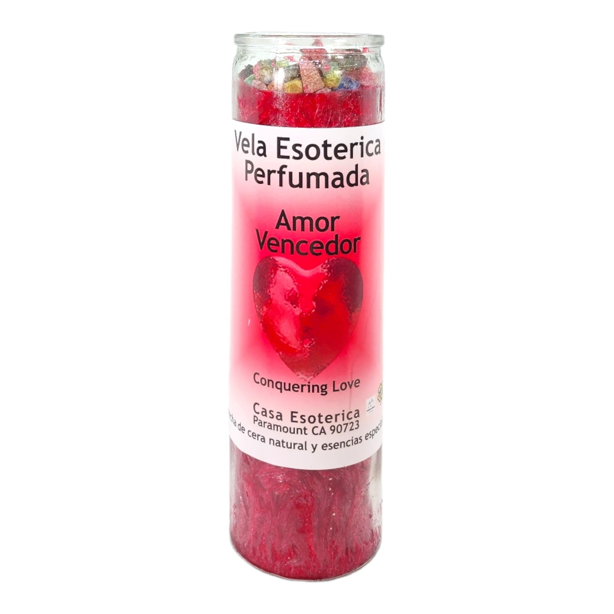 Conquering Love-Palm Wax Spiritual Intention Spell Candle-[RED] | Vela CASA ESOTERICA PERFUMADA MAGICK SPACE buy supplements canada