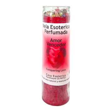 Conquering Love-Palm Wax Spiritual Intention Spell Candle-[RED] | Vela CASA ESOTERICA PERFUMADA MAGICK SPACE buy supplements canada