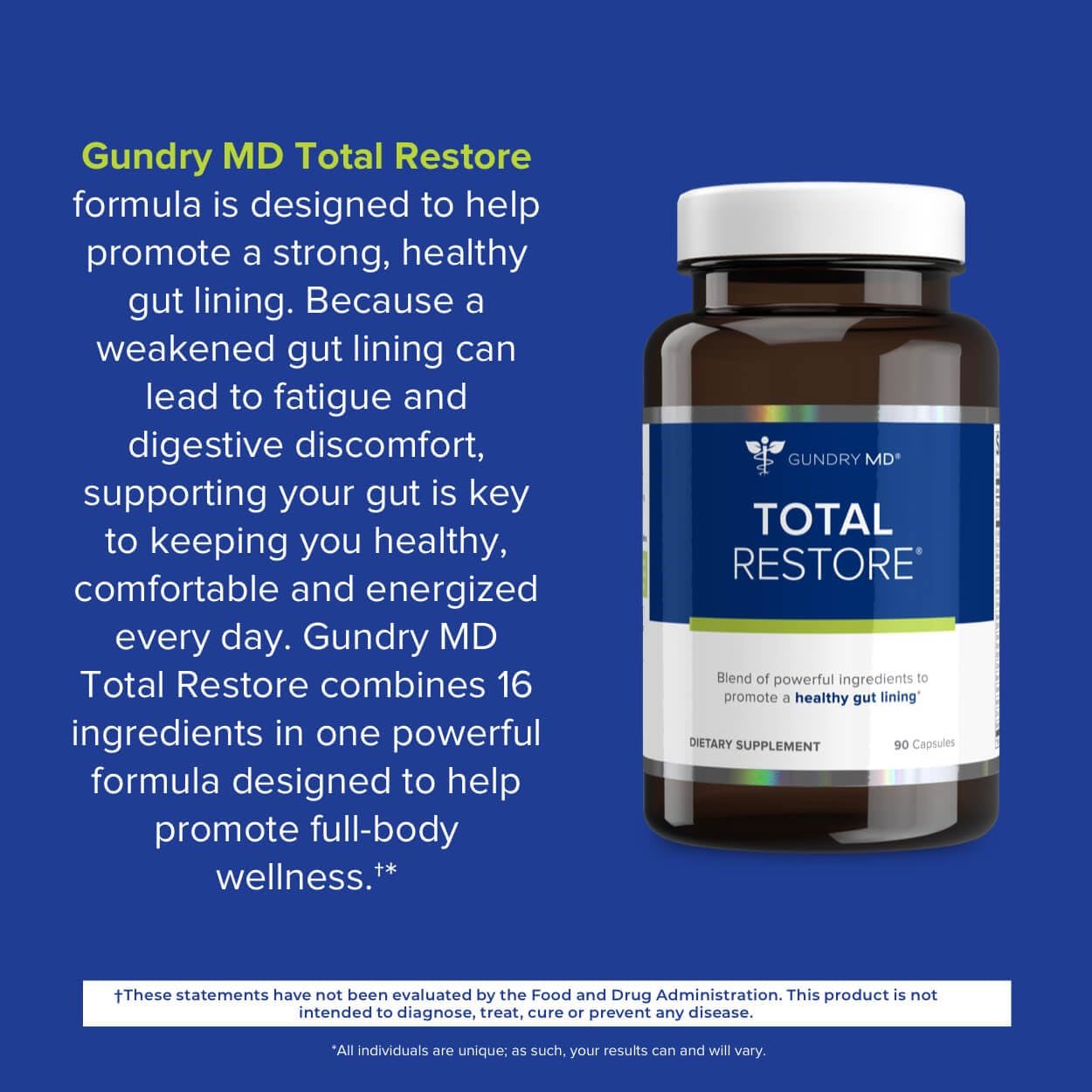 Gundry MD® Total Restore® Gut Health and Gut Lining Support Supplement - (90 Capsules) Gundry MD buy supplements canada