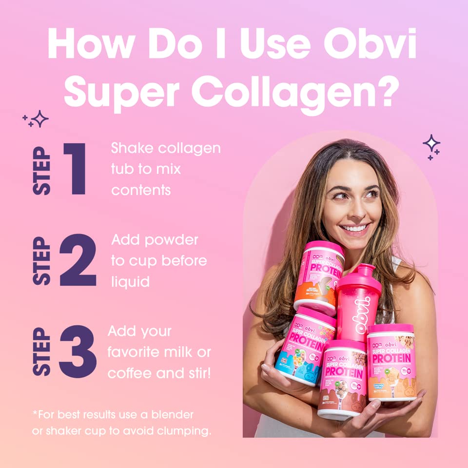 Obvi Collagen Peptides, Protein Powder, Keto, Gluten and Dairy Free, Hydrolyzed Grass Obvi buy supplements canada