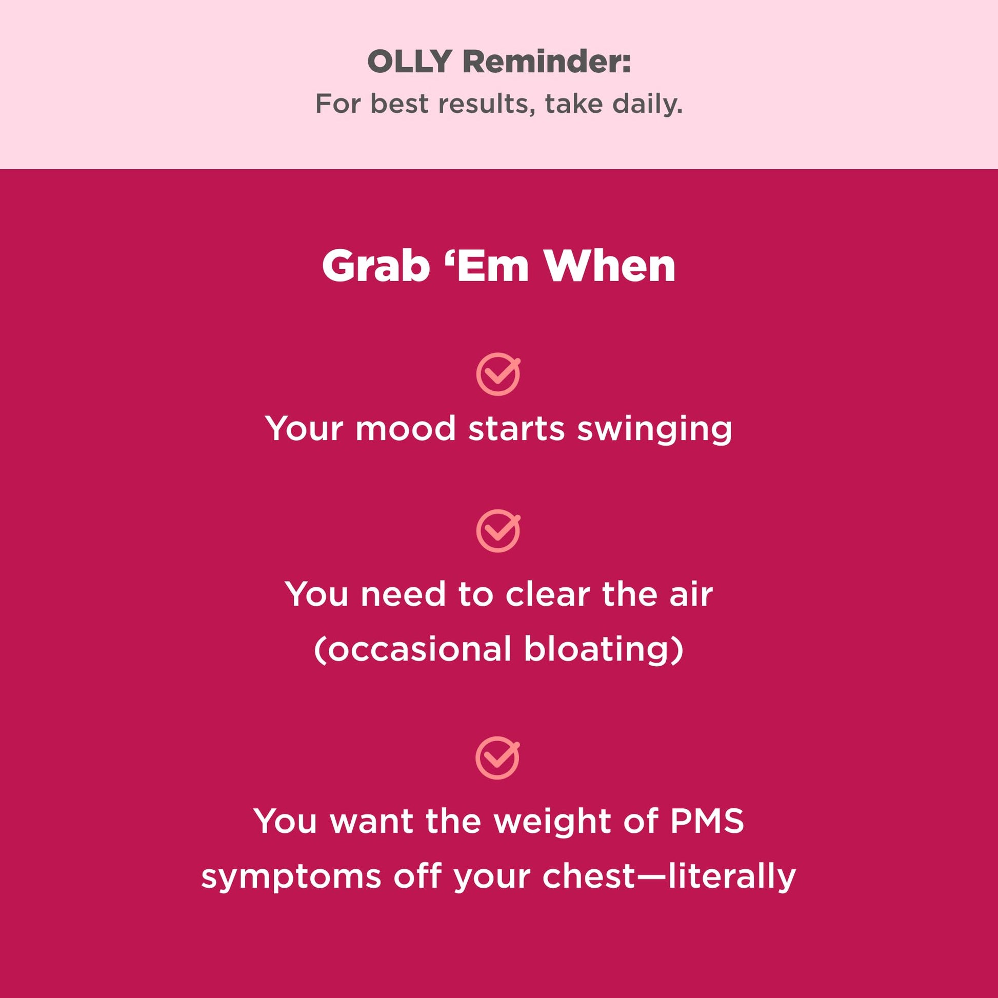 OLLY Period Hero Gummies, PMS Support Supplement,* Chasteberry, Vitamin B6, Calcium, Cran-Raspberry Flavor, 30 Day Supply - 60 Count OLLY buy supplements canada