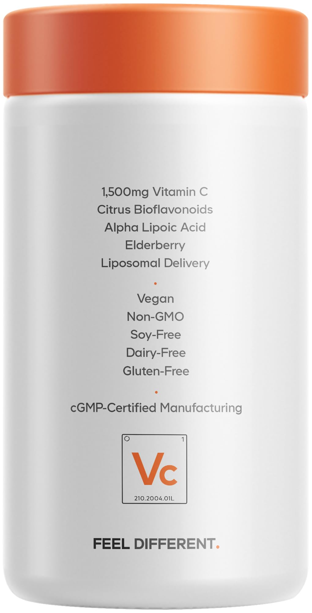 Codeage Liposomal Vitamin C 1500mg with Zinc, Elderberry, Citrus Bioflavonoids Grapefruit, Lemon, Orange Powder, Quercetin & Rose Hips Fruit – Vegan Supplement - Non-GMO, Vegan Pills, 180 Capsules Codeage buy supplements canada