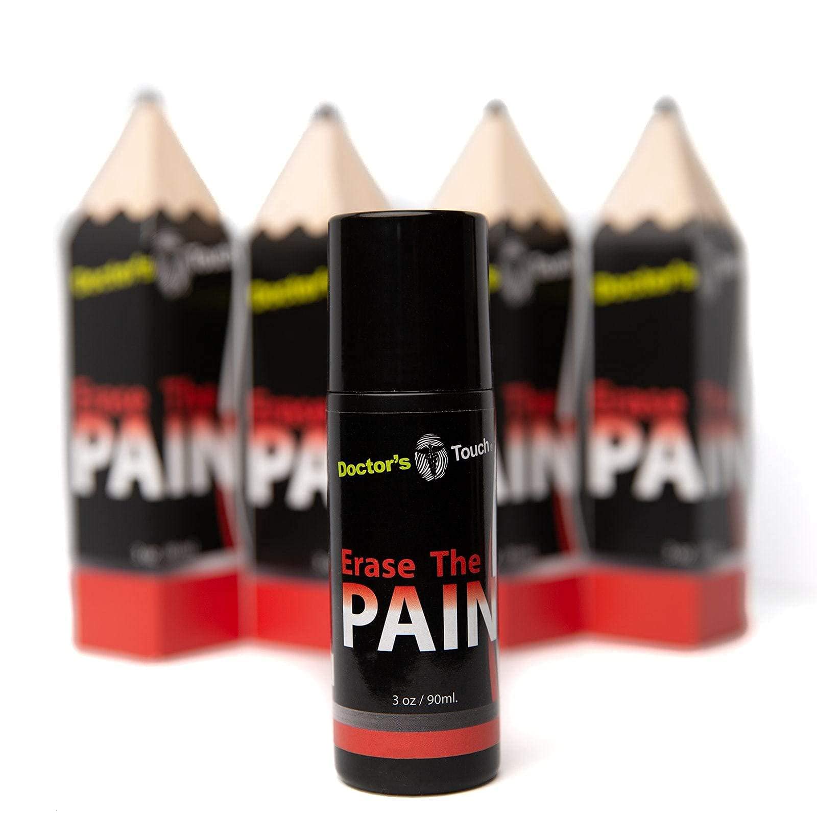 Doctor's Touch Erase The Pain Relief Roll On - Fast Acting Topical Pain Relief Roll On for Nerves, Joints, All Muscle Soreness and Discomfort - Roll on Muscle Pain Relief Doctor's Touch buy supplements canada