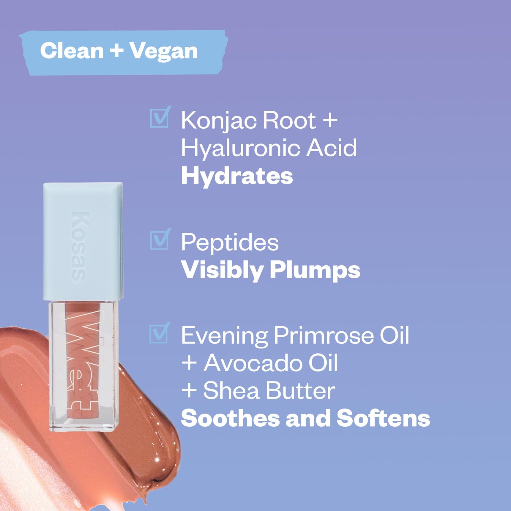 Kosas Wet Lip Oil Gloss| Juicy, Plumping Treatment, (Revealed) Kosas buy supplements canada