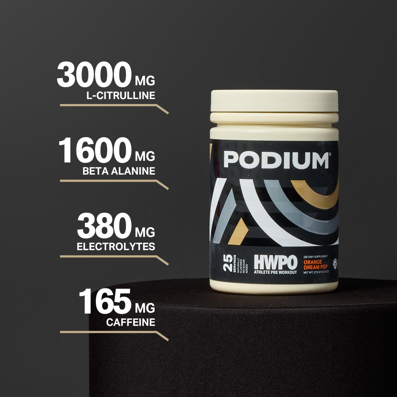 Podium Nutrition, Athlete Pre Workout Powder, Orange Dream Pop, 25 Servings, Beta Alanine Podium Nutrition buy supplements canada