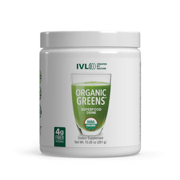 IVL - Organic Greens - Organic Superfood Drink - Loaded with Antioxidants, Micronutrients, Prebiotics & Probiotics - for Immune Support, Digestive Health - Great Taste (1 Pack, 30 Servings) IVL buy supplements canada