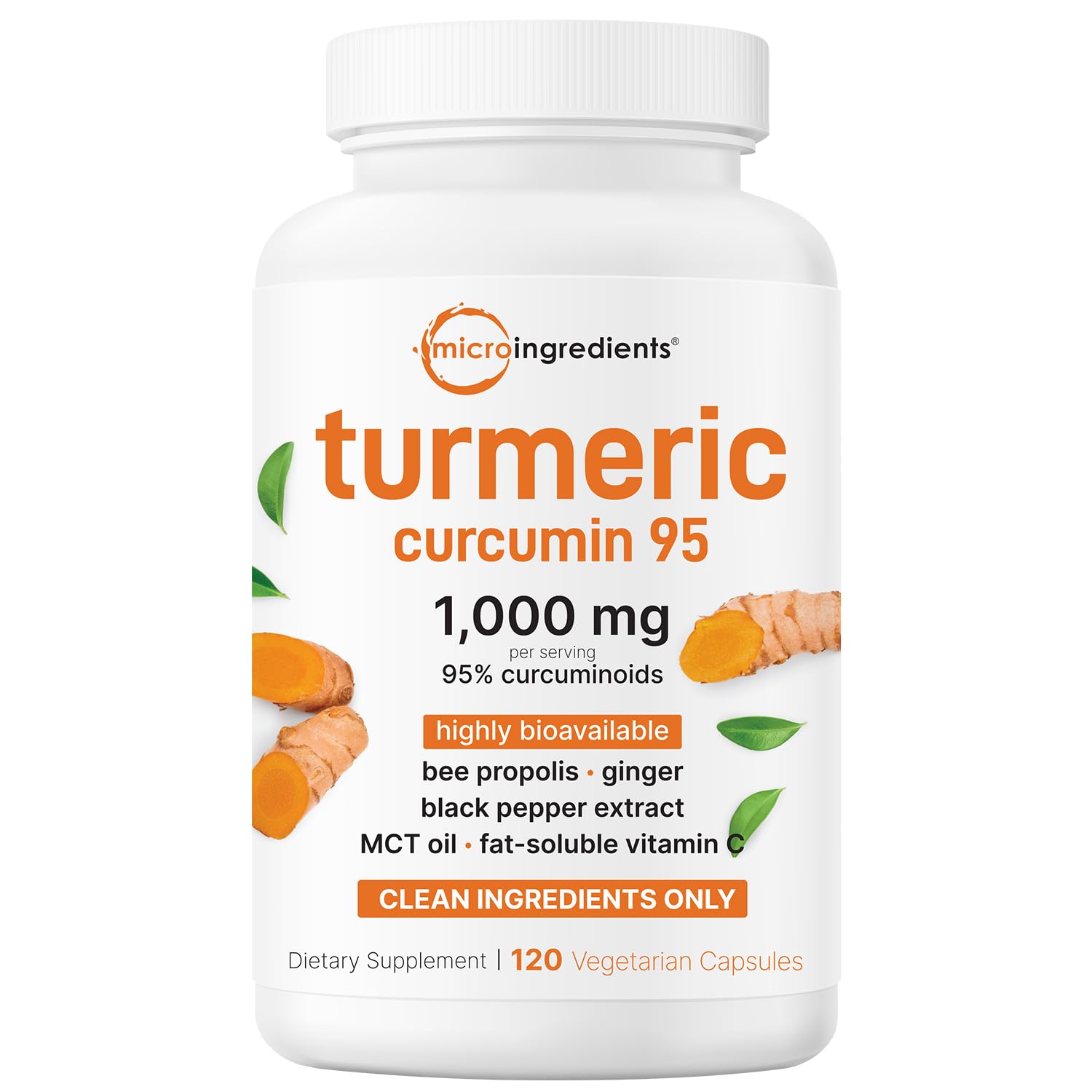 Micro Ingredients Pure Turmeric Curcumin Supplement 1,000mg – 95% Curcuminoids with Black Pepper & Ginger – High Absorption for Joint & Antioxidant Support Micro Ingredients buy supplements canada