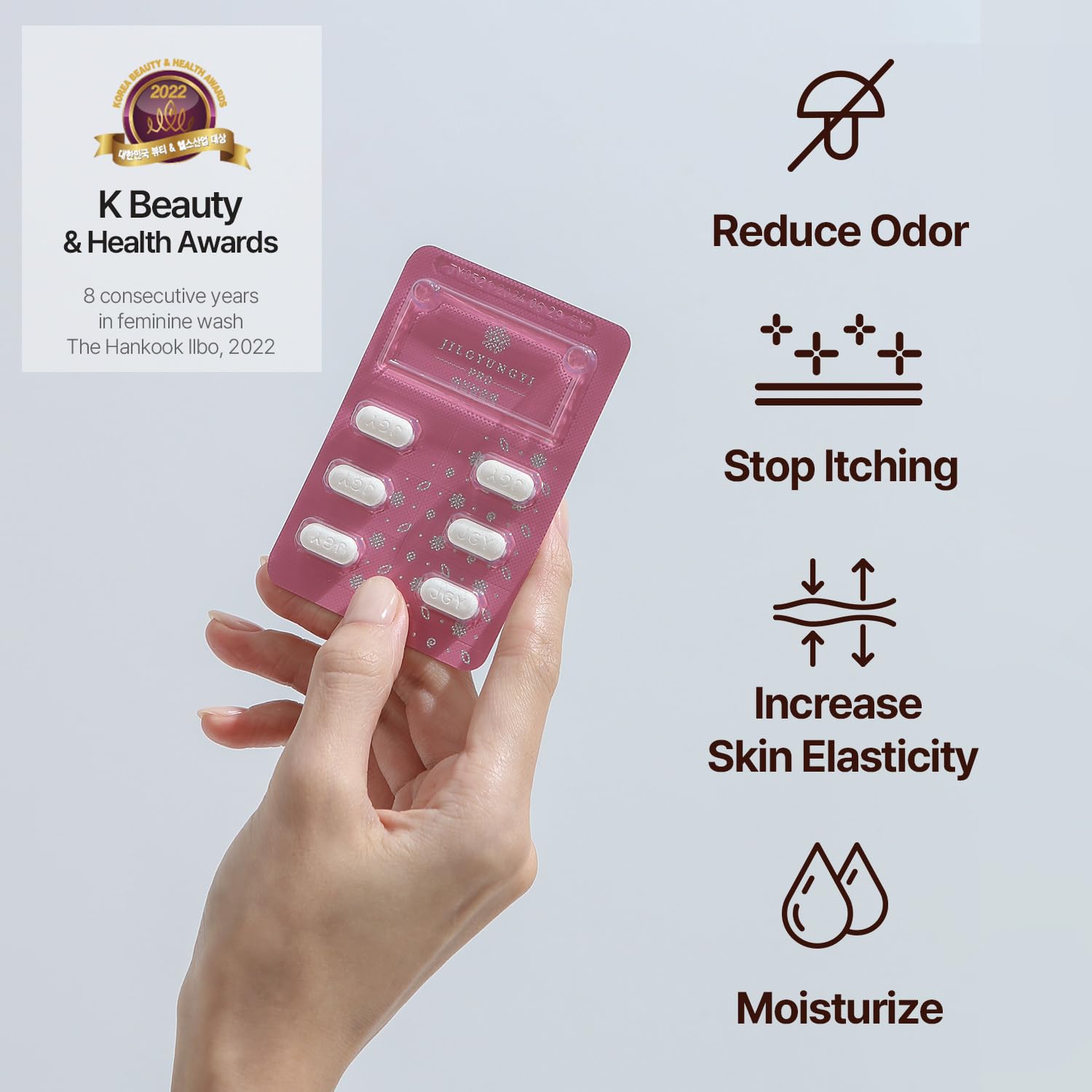 JILGYUNGYI PRO Feminine Wash Tablets - Feminine Intimate Solution - Moisturizing, Tightening JILGYUNGYI buy supplements canada