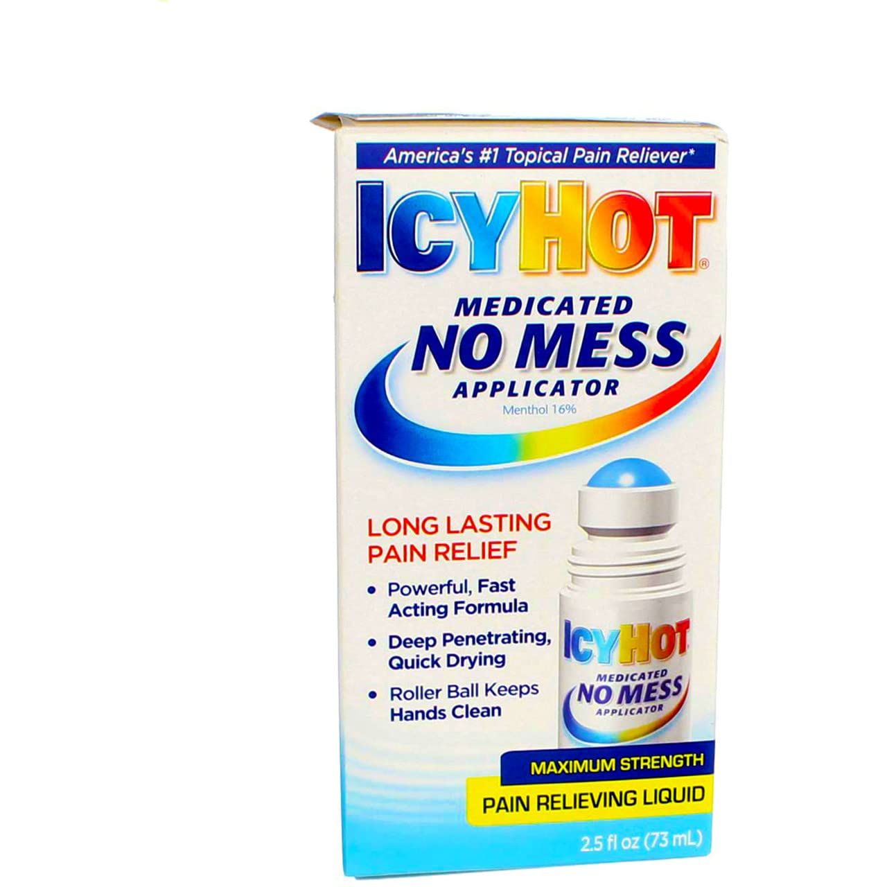 Icy Hot Medicated No Mess Applicator Max-Strength 2.5 Ounce (73ml) (6 Pack) Icy Hot buy supplements canada