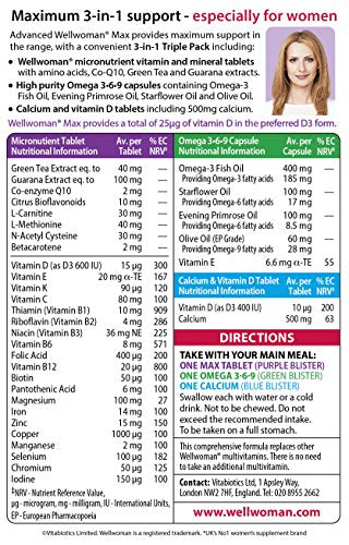Vitabiotics Wellwoman Max, 84 Capsules Vitabiotics buy supplements canada