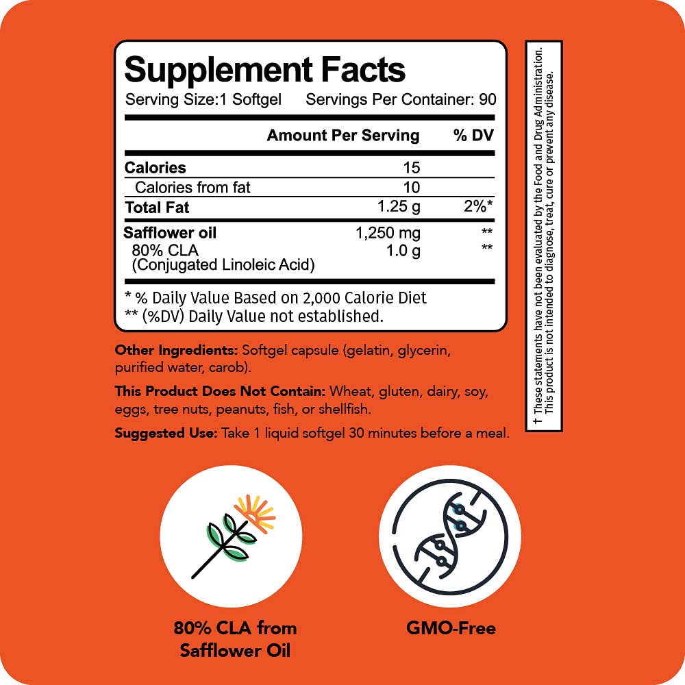 Vitamin Bounty CLA 1250mg - Conjugated Linoleic Acid, CLA for Women and Men, CLA Pills Vitamin Bounty buy supplements canada