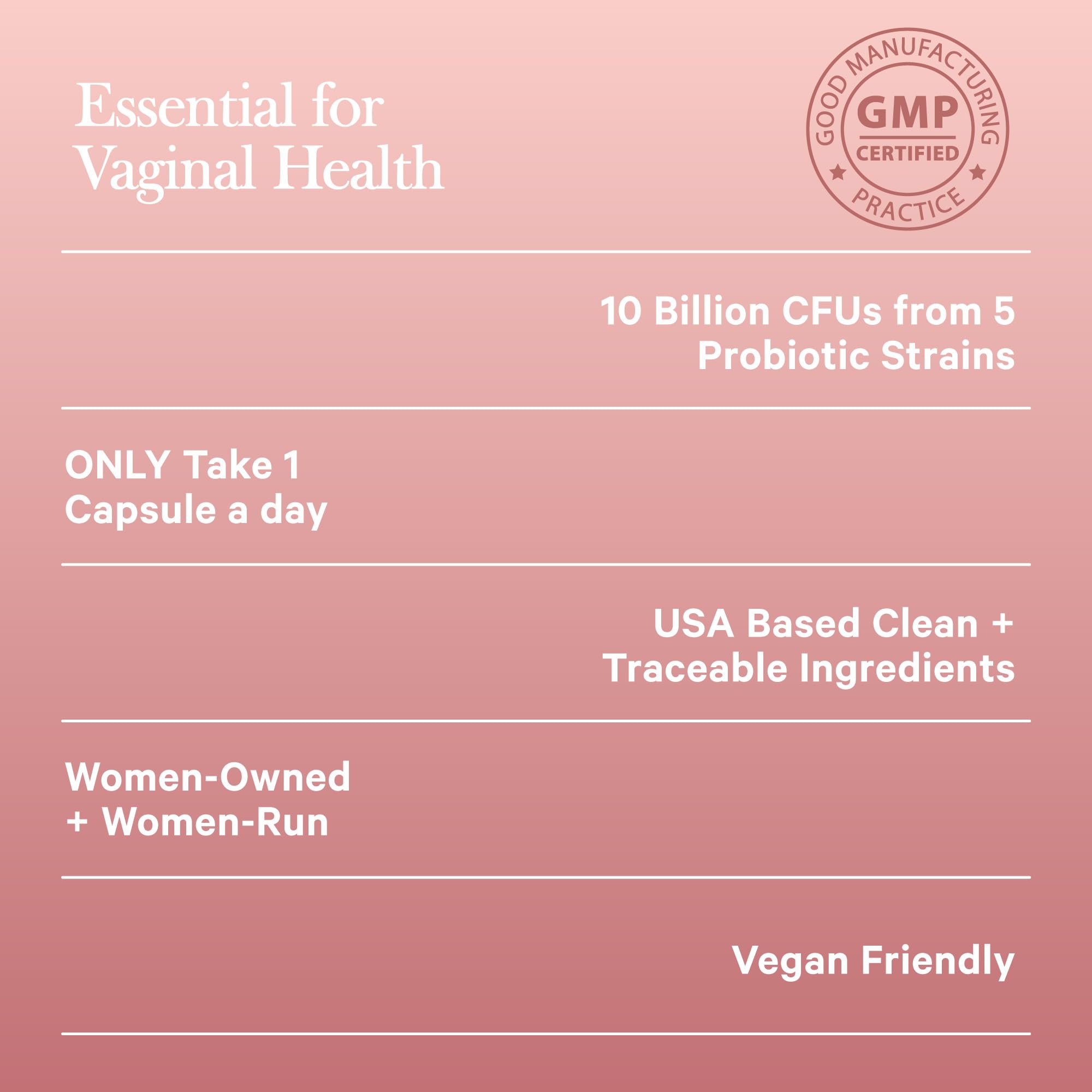 Amy Suzanne Vaginal Probiotics for Women - 10 Billion CFU Probiotic for pH Balance and Urinary Tract Health Amy Suzanne buy supplements canada