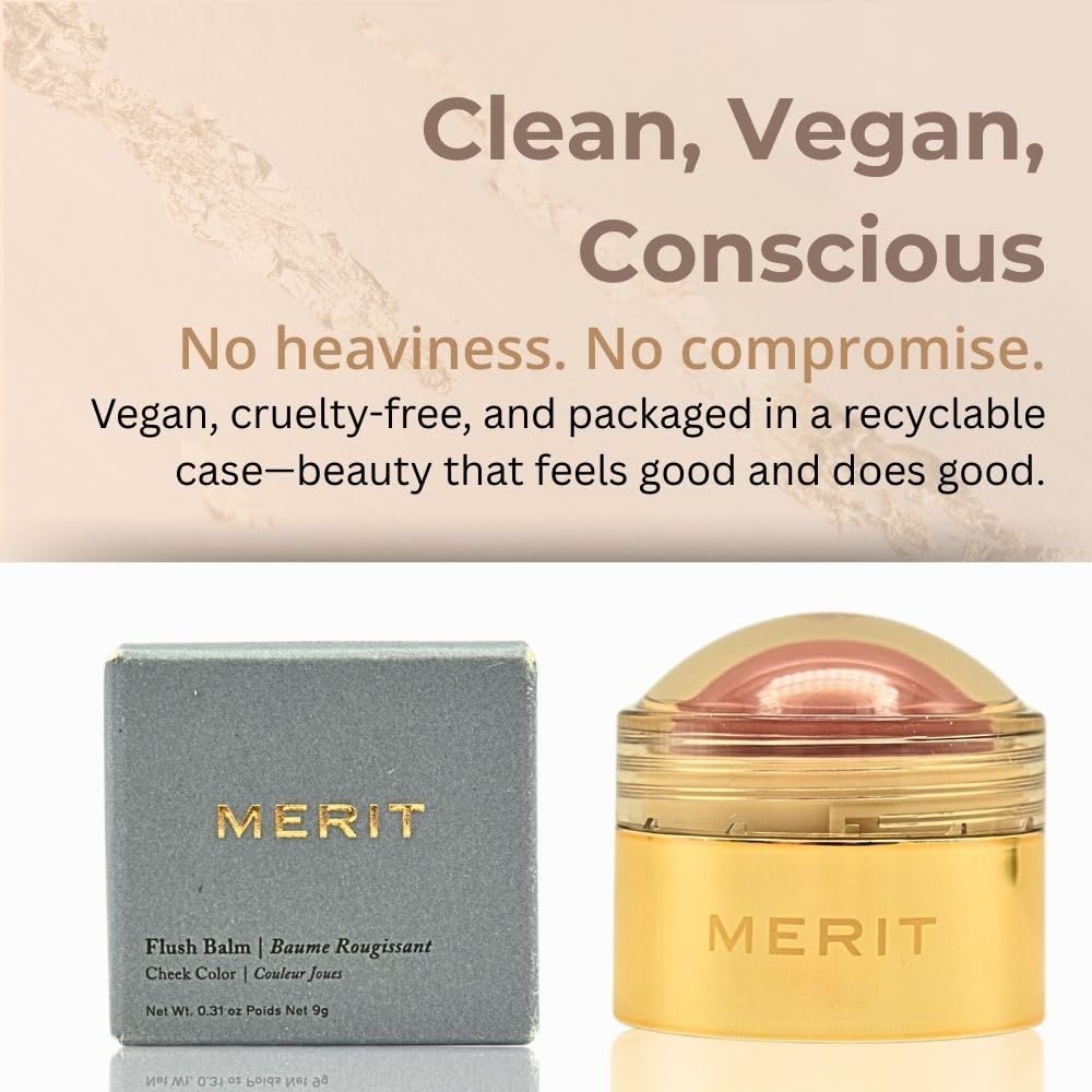 MERIT Flush Balm Cream Blush – Archival Cool Mauve | Hydrating Radiant Cheek & Lip Tint Stick with Vitamin E | Lightweight, Buildable, Vegan & Cruelty-Free Blush Merit buy supplements canada