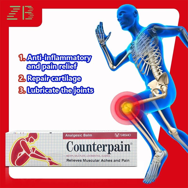 Counterpain® Warm Balm for Temporary Relief of Minor Muscular Aches and Pain, Methyl Salicylate, Levomenthol, Eugenol, Made in Indonesia Counterpain buy supplements canada