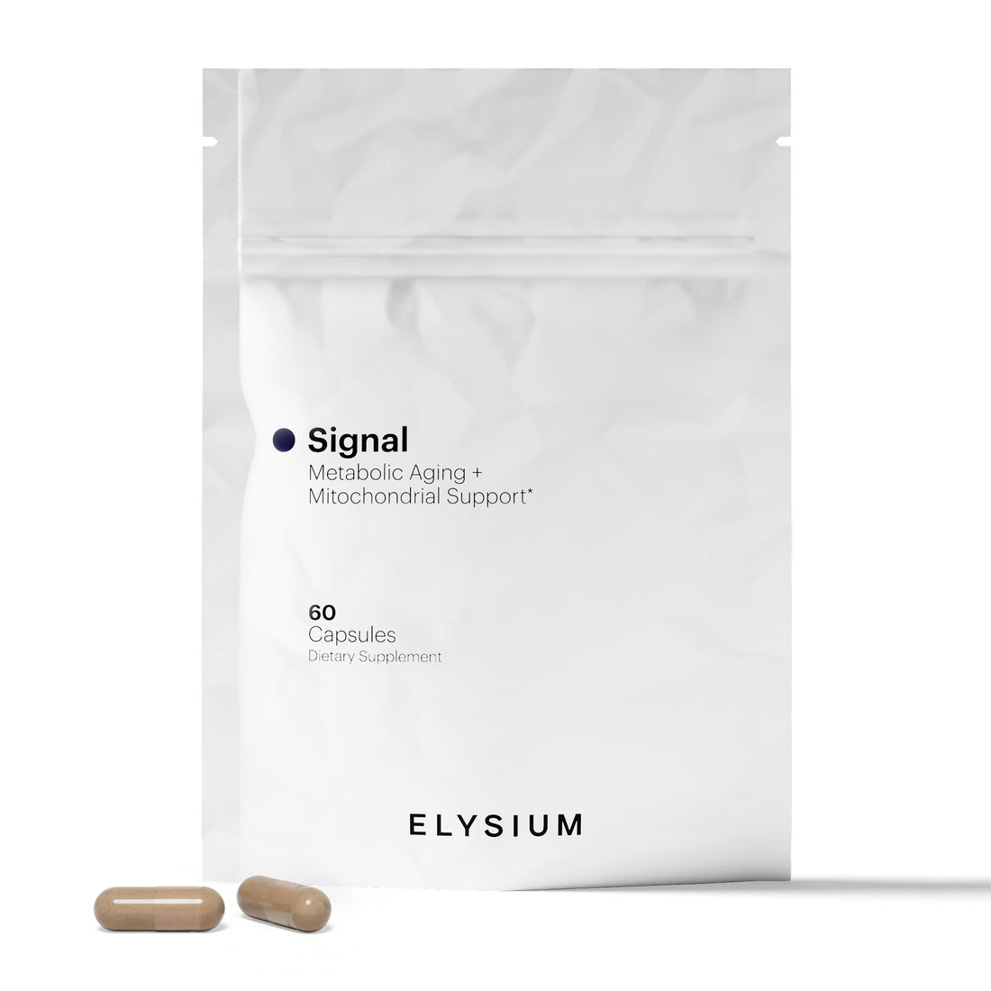 ELYSIUM Signal NMN Supplement - Clinically Proven to Support NAD+ Production, Mitochondrial Function & Metabolic Health - Nicotinamide Mononucleotide and SIRT3 Activation Complex- 30 Day Supply ELYSIUM buy supplements canada