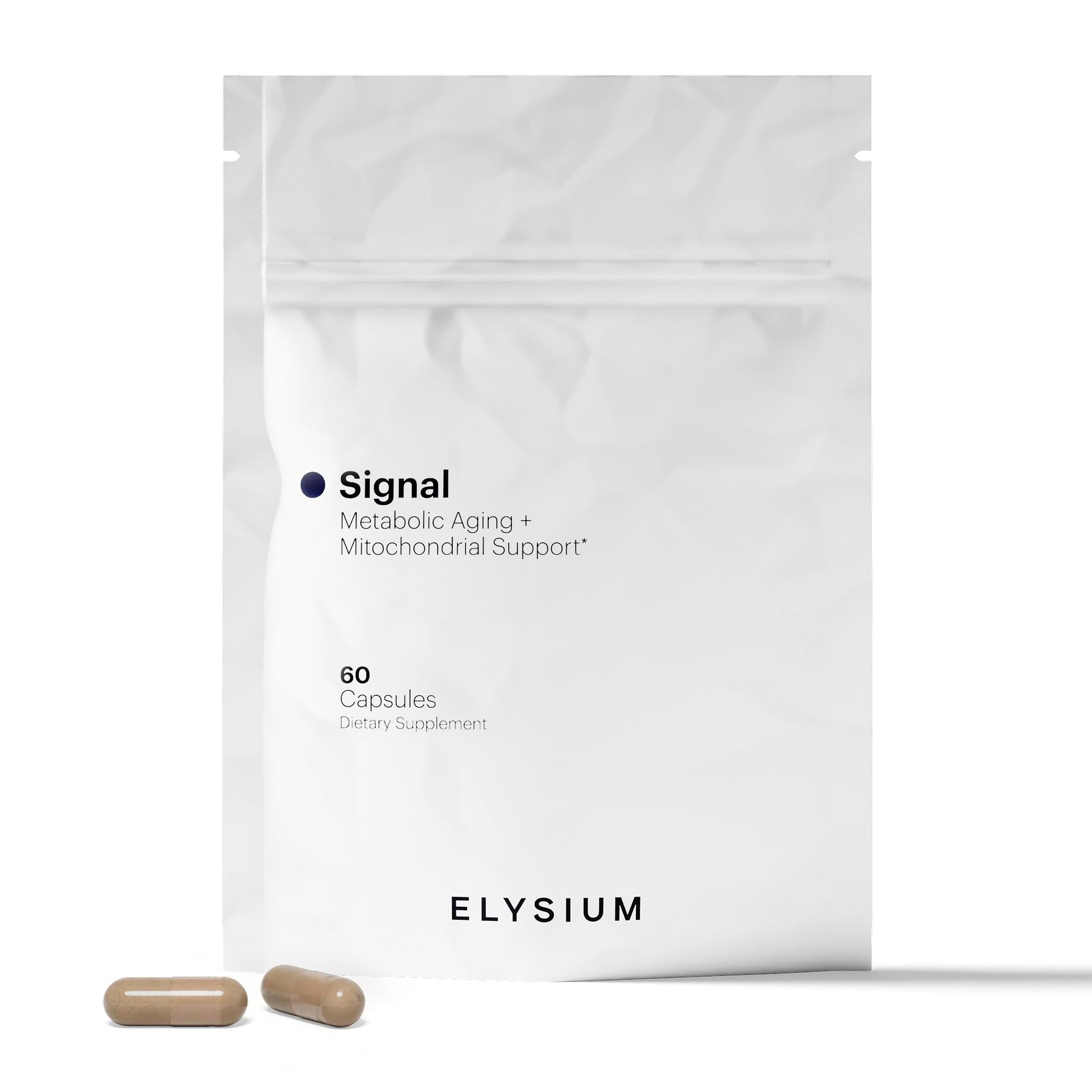 ELYSIUM Signal NMN Supplement - Clinically Proven to Support NAD+ Production, Mitochondrial Function & Metabolic Health - Nicotinamide Mononucleotide and SIRT3 Activation Complex- 30 Day Supply ELYSIUM buy supplements canada