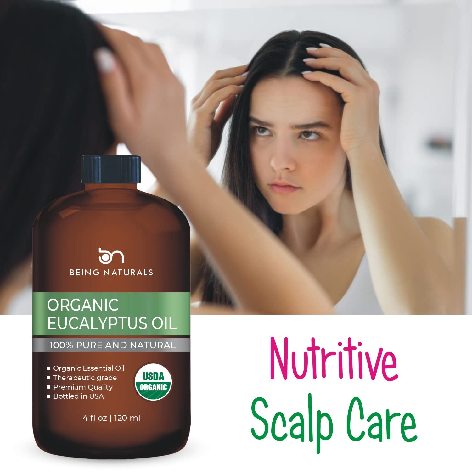 Organic Eucalyptus Essential Oil - Huge 4 FL OZ - 100% Pure & Natural – Premium Natural Oil Being Naturals buy supplements canada