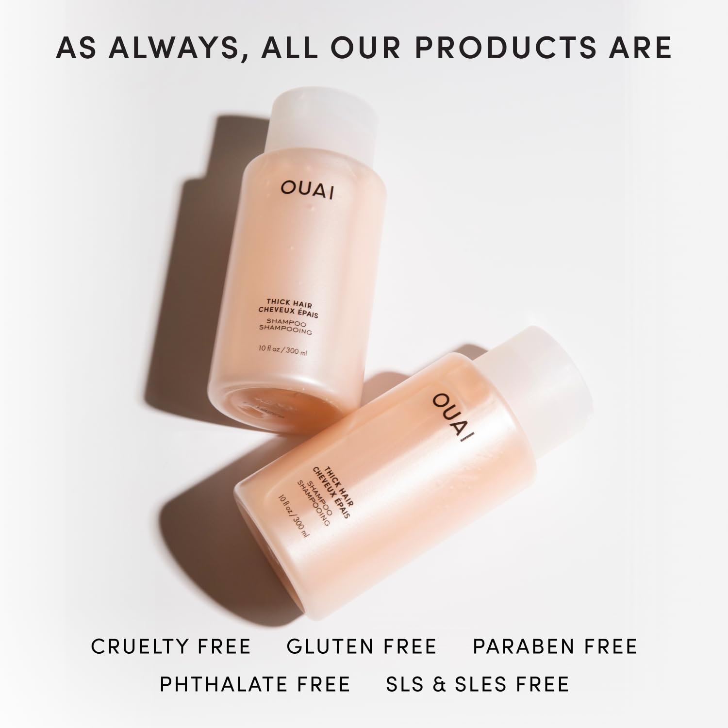 OUAI Thick Shampoo Refill - Moisturizing Shampoo with Keratin, Marshmallow Root, Shea Butter & Avocado Oil for Thick Hair - Strengthens & Hydrates - Paraben, Phthalate & Sulfate Free (32 Fl Oz) OUAI buy supplements canada