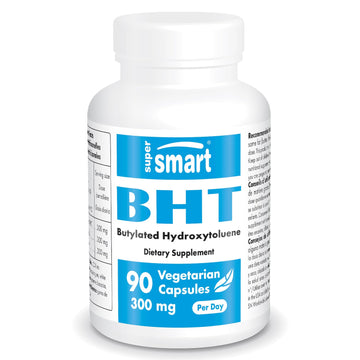 Supersmart - BHT 300 mg Per Day - Butylated Hydroxytoluene - Powerful Antioxidant Supersmart buy supplements canada