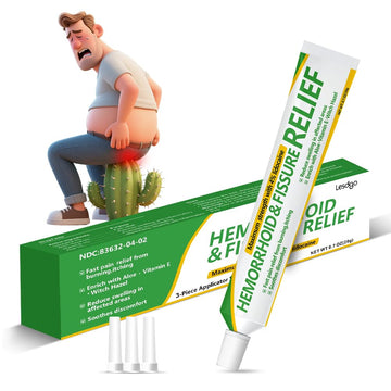 Lesdgo Hemorrhoidal Ointment(1 Pack),Hemorrhoid and Fissure Cream Witch Hazel Maximum Strength Pain Relief,for Itching and Swelling Lesdgo buy supplements canada