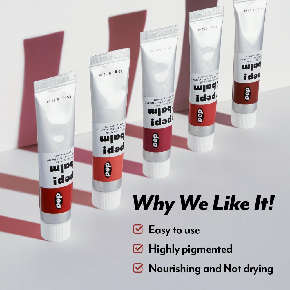 I'M MEME Lip and Cheek Tint - PepBalm 001 Recharger | Wtih Shea Butter, Gift, Liquid Blush, Travel-Friendly, Highly Pigmented, Non-Drying, Sheer Balm Gross Tint, 0.52 Oz I'M MEME buy supplements canada