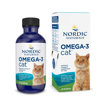 Nordic Naturals Omega-3 Cat, Unflavored - 2 oz - 304 mg Omega-3 Per One mL - Fish Oil for Cats with EPA & DHA - Promotes Heart, Skin, Coat, & Immune Health - Non-GMO Nordic Naturals buy supplements canada