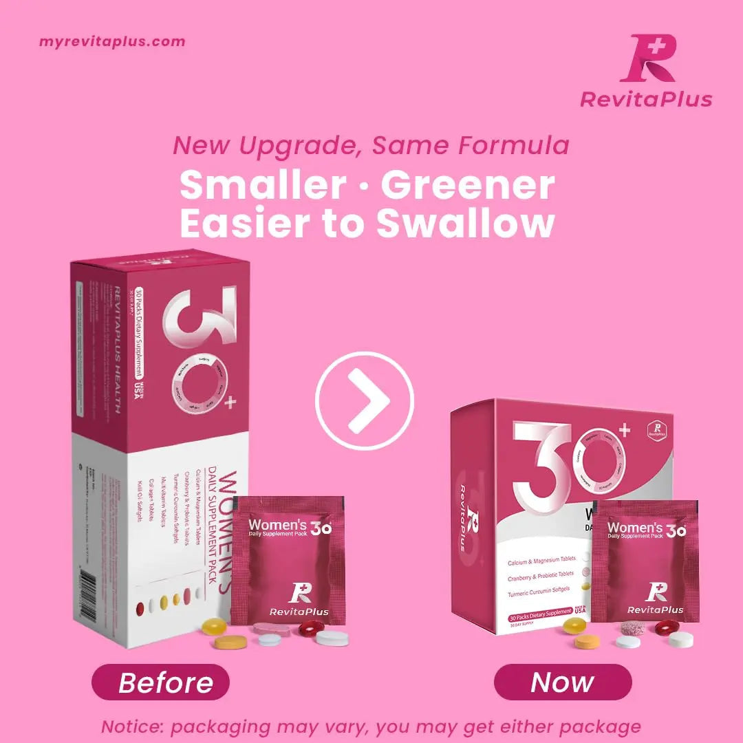 RevitaPlus Multivitamin for Women with Vitamin A,B,C,D3,E,K2,Biotin, Collagen,Krill Oil,Cranberries Supports Energy,Wellness,Beauty and Immune RevitaPlus buy supplements canada