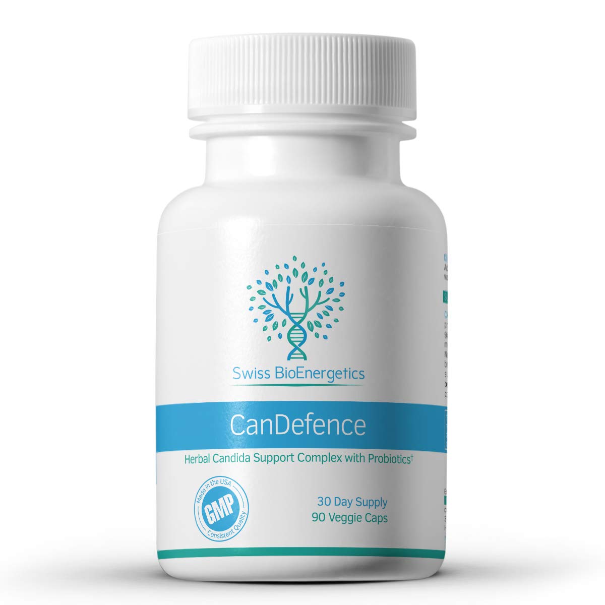 CanDefence - Candida Cleanse Ultimate Extra Strength All-in-ONE Formulation with Caprylic Acid, Probiotics and a synergistic Balance of 11 Different Botanicals - 90 Capsules swiss bioenergetics buy supplements canada