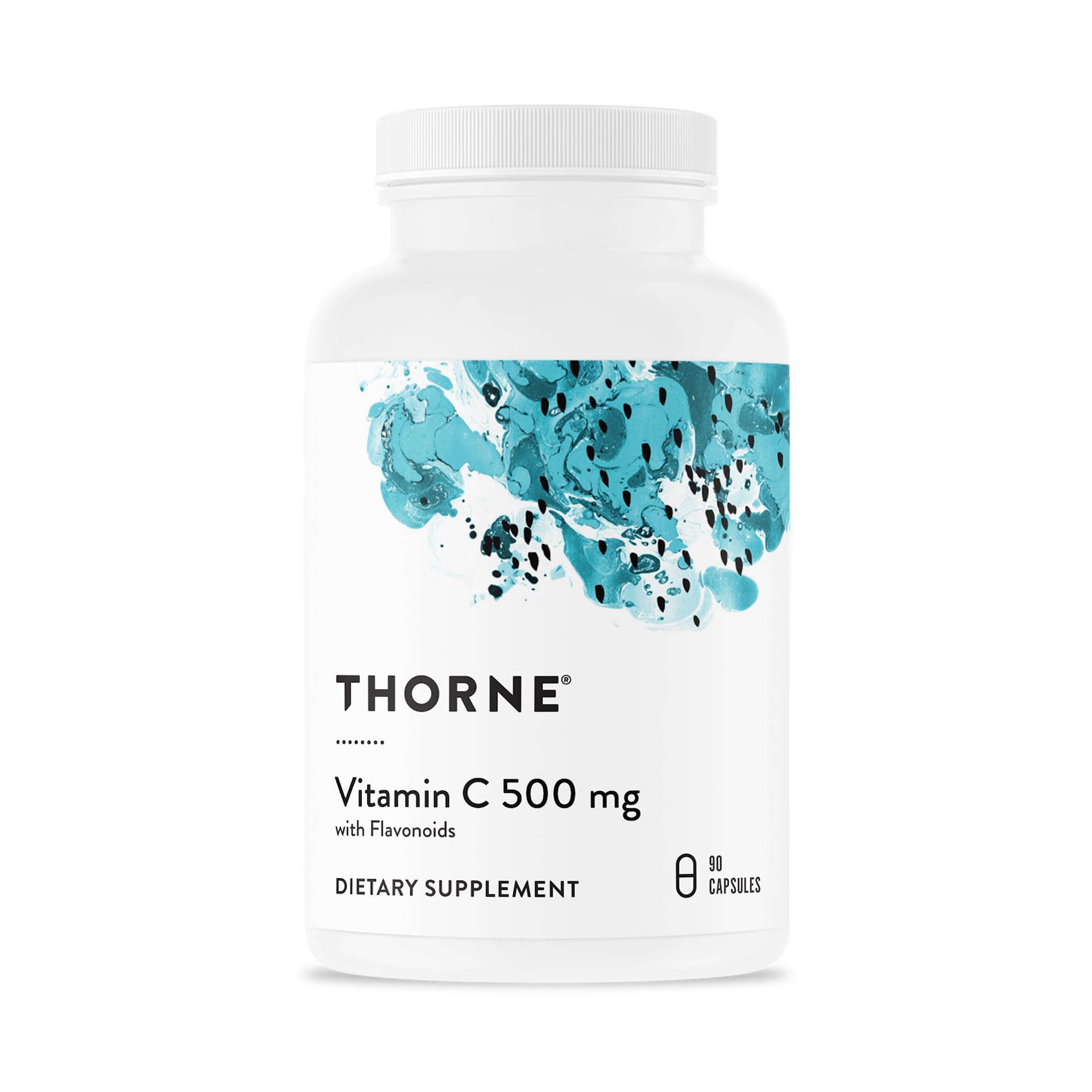 THORNE - Vitamin C 500 mg - Blend of Vitamin C and Citrus Bioflavonoids from Oranges - Supports Immune System, Cellular Energy Production & Collagen Production* - Third-Party Certified - 90 Servings THORNE buy supplements canada