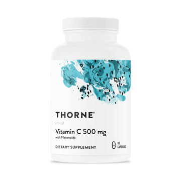 THORNE - Vitamin C 500 mg - Blend of Vitamin C and Citrus Bioflavonoids from Oranges - Supports Immune System, Cellular Energy Production & Collagen Production* - Third-Party Certified - 90 Servings THORNE buy supplements canada