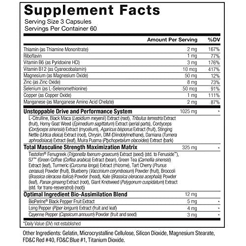 FORCE FACTOR Test X180 Alpha Max, 2-Pack, Total Testosterone and Nitric Oxide Booster Force Factor buy supplements canada