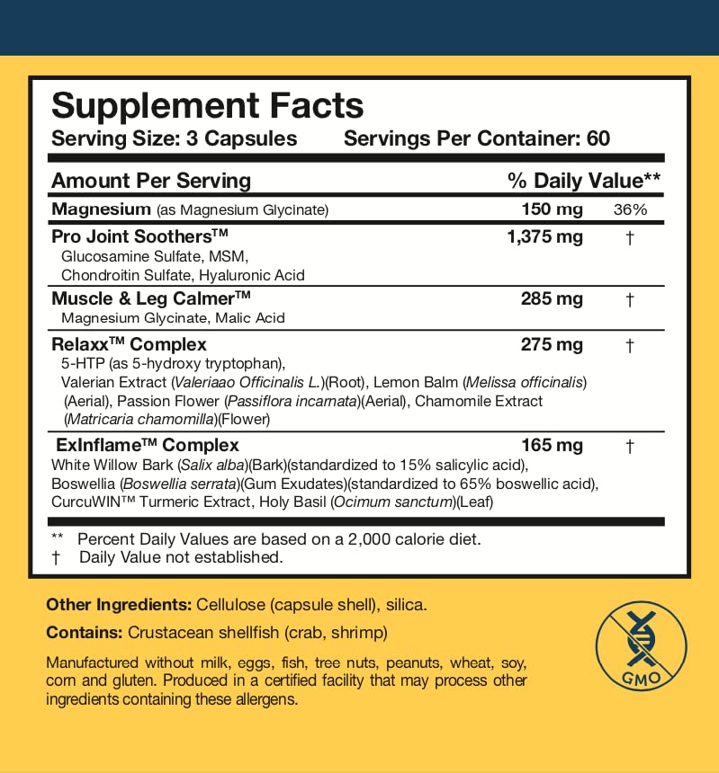 Researched Nutritionals Soothe & Relaxx - Soft Tissue, Muscle + Support Supplement - A Gentle Health Supplement for Calming Relief - Soothe Your Body + Mind (180 Capsules) Researched Nutritionals buy supplements canada