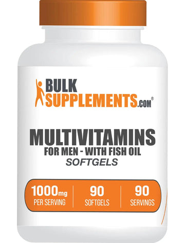BulkSupplements.com Multivitamin for Men Softgels - Daily Multivitamin, Multimineral Supplement, with Fish Oil BulkSupplements buy supplements canada