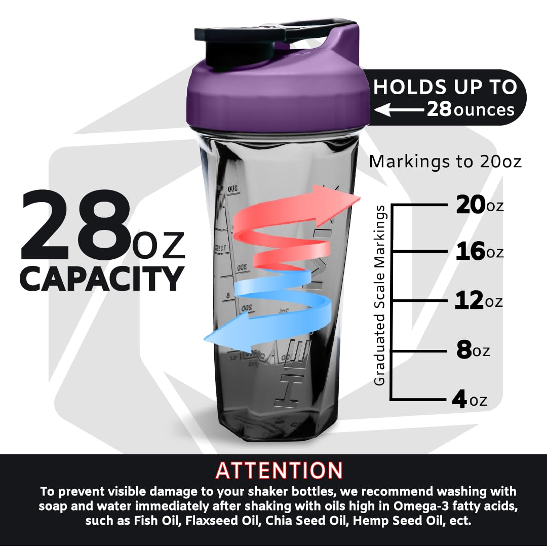 HELIMIX 2.0 Vortex Blender Shaker Bottle Holds upto 28oz | No Blending Ball or Whisk HELIMIX buy supplements canada
