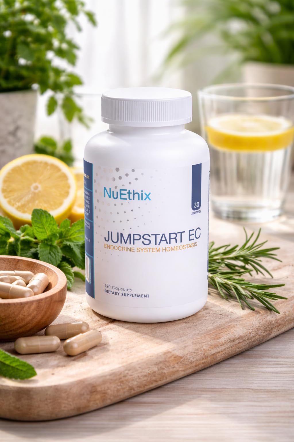 NuEthix Formulations Jumpstart EC, Endocrine System Homeostasis Dietary Supplement, 120 Capsules NuEthix Formulations buy supplements canada