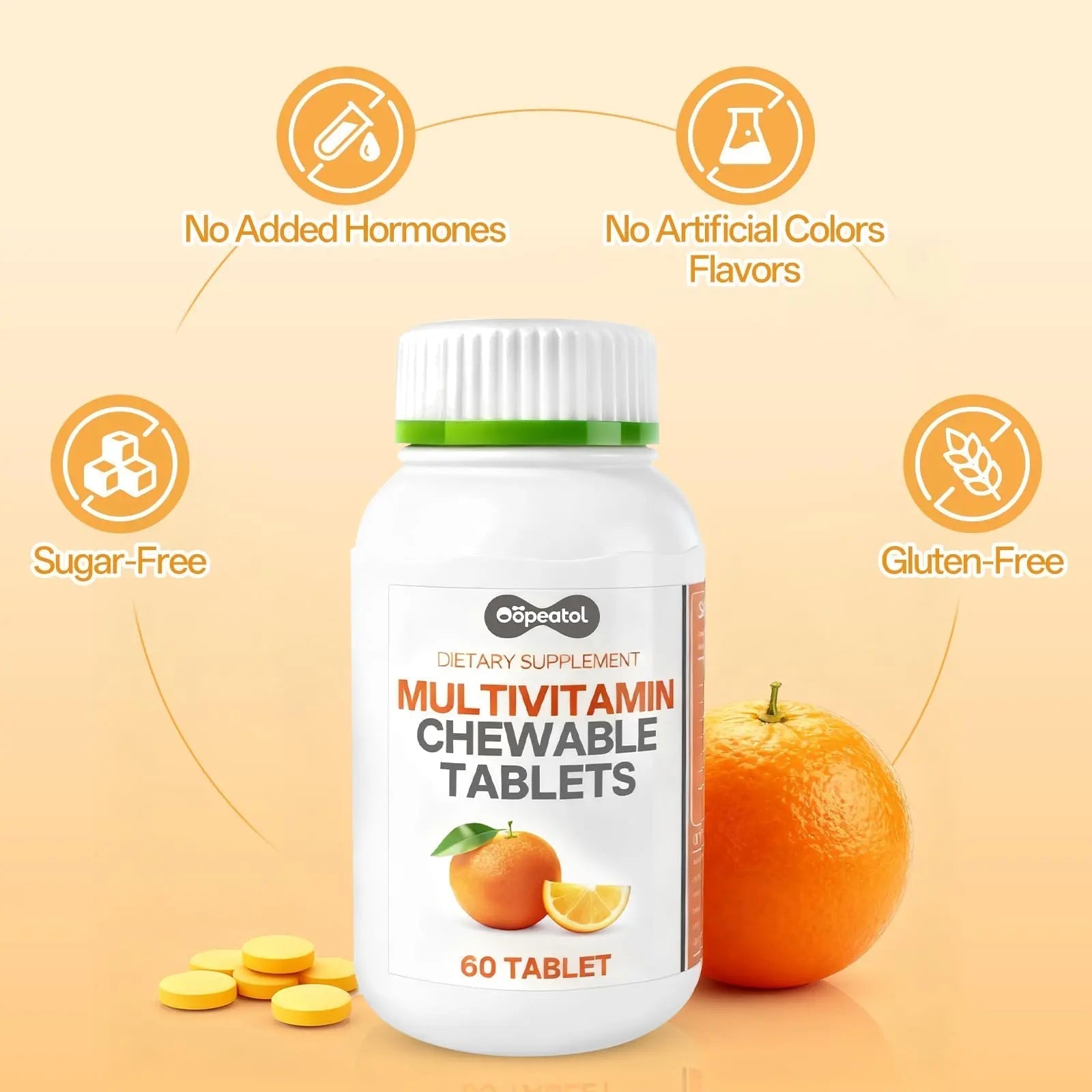 Oopeatol Multivitamin for Adults with Vitamin C, D3 & B Vitamins | Daily Increase Body Protection, Energy & Bone and Joint Equilibrium and Health | Oopeatol buy supplements canada