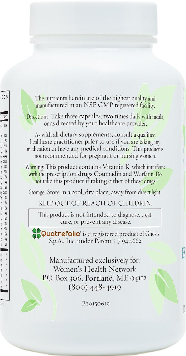 Women's Health Network Essential Nutrients – Daily Multivitamin for Energy, Healthy Aging & Immune Support, Folate as Quatrefolic®, a Patented Natural Form of 5-MTHF Women's Health Network buy supplements canada