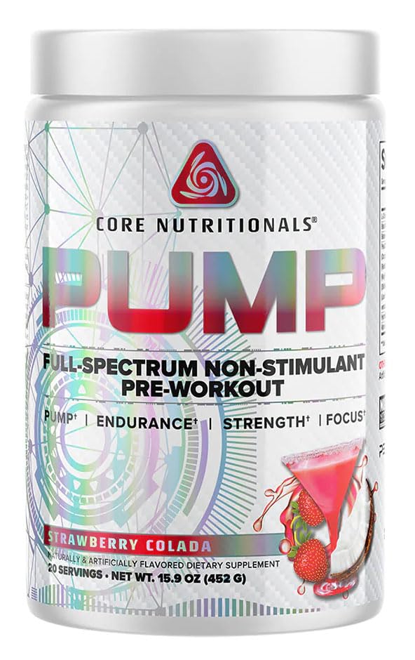 Core Nutritionals Pump Full-Spectrum Non-Stimulant Pre-Workout, with N03T Nitrate Core Nutritionals buy supplements canada