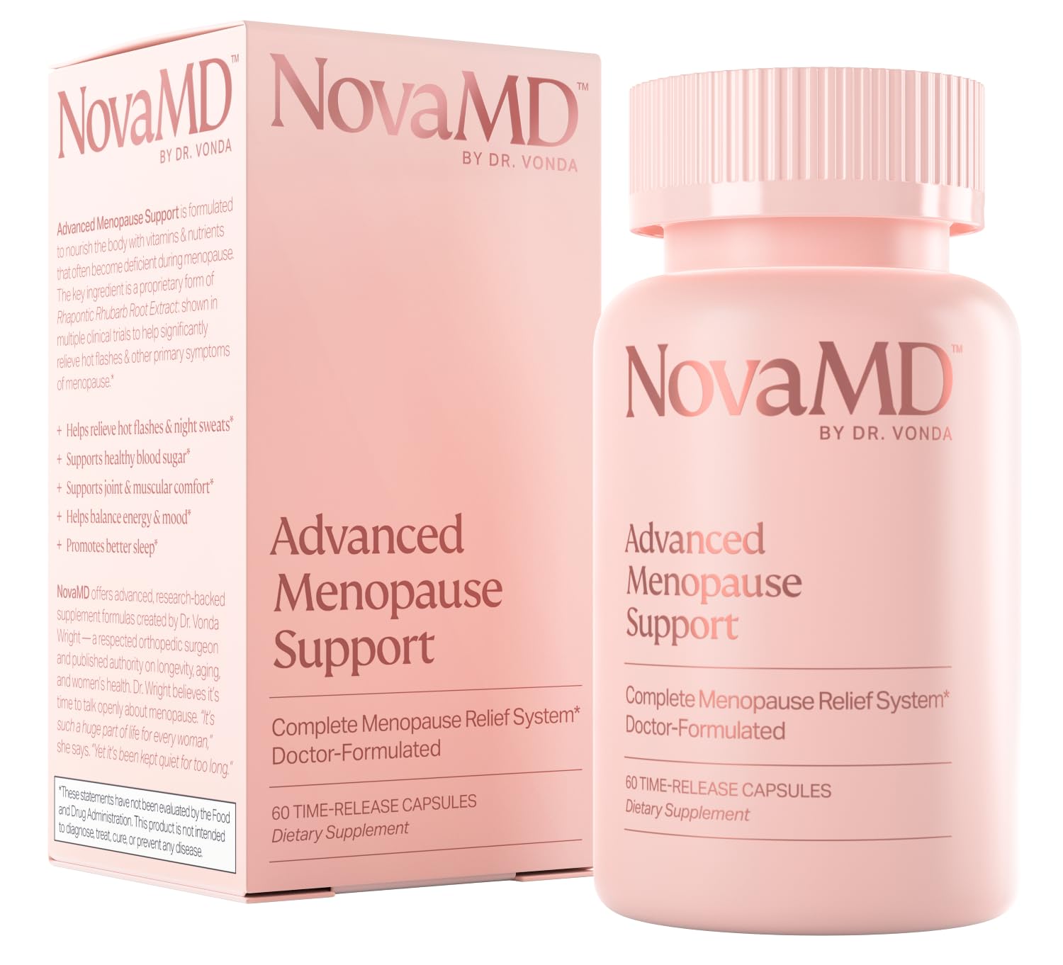 NOVAMD by Dr. Vonda | Clinically Proven Menopause Supplement For Weight Gain, Hot Flashes Heath Secret buy supplements canada